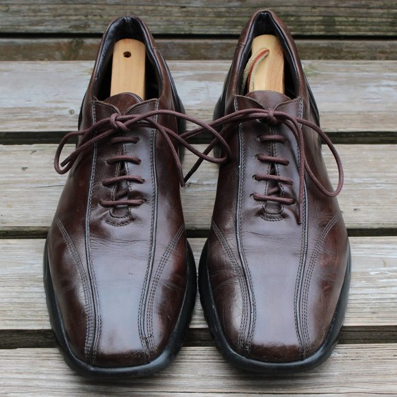 To Boot New York Brown Leather Casual Shoe, Made in Italy, Men's Size 9, EUC - Picture 3 of 12